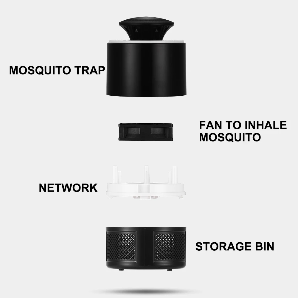 Electric Mosquito Killer Lamp LED Bug Zapper Anti Mosquito Killer Lamp Insect Trap Lamp Killer Home Living Room Pest Control