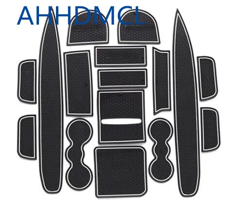 Car Door Gate Slot Mats Cup Armrest Storage Pad Mat For Range Rover Sport Version 2014 2015 2016 2017 |