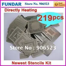 219 шт./компл. новейшие BGA трафареты для прямого нагрева BGA набор для BGA Rework Repair