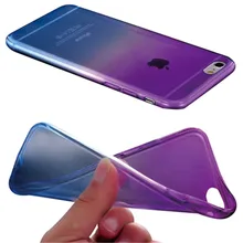 NEO Rainbow Case For iphone 6 Cover Silicone TPU Double Color Back Soft Cover For Apple
