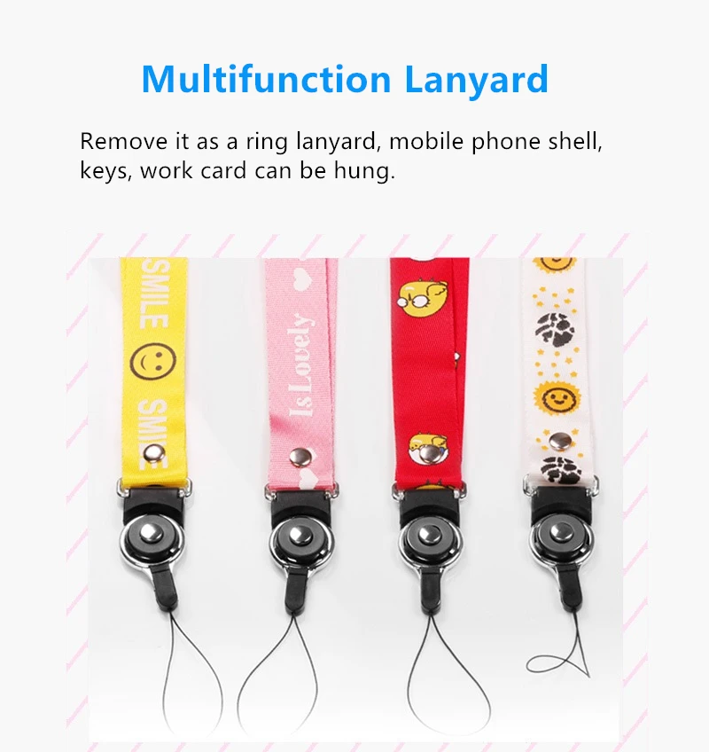 Ремешок для мобильного телефона на шею для LG G5/G5 SE/G6/G6 Mini/G6 Plus/V30 Plus, ремешок для ключей, ID карты