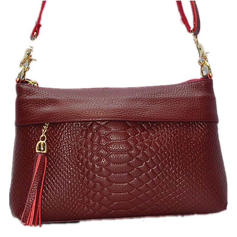 Italian Soft Leather Crossbody Bags IUCN Water