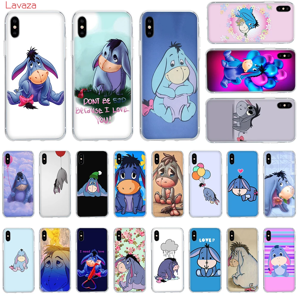 Lavaza Baby Eeyore Donkey жесткий чехол для телефона Apple iPhone 6 6s 7 8 Plus X 5 5S SE XS Чехлы MAX XR |
