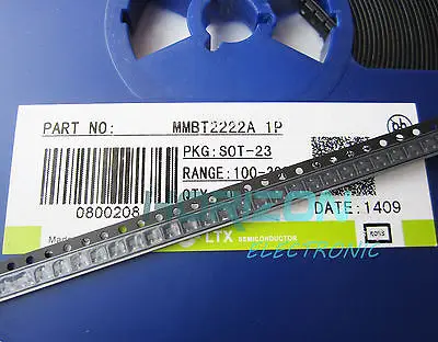 

100PCS MMBT2222 SOT-23 2N2222 SMD NPN Transior New