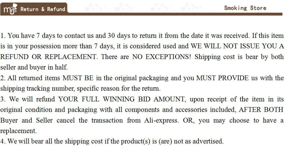 return and  refund 4