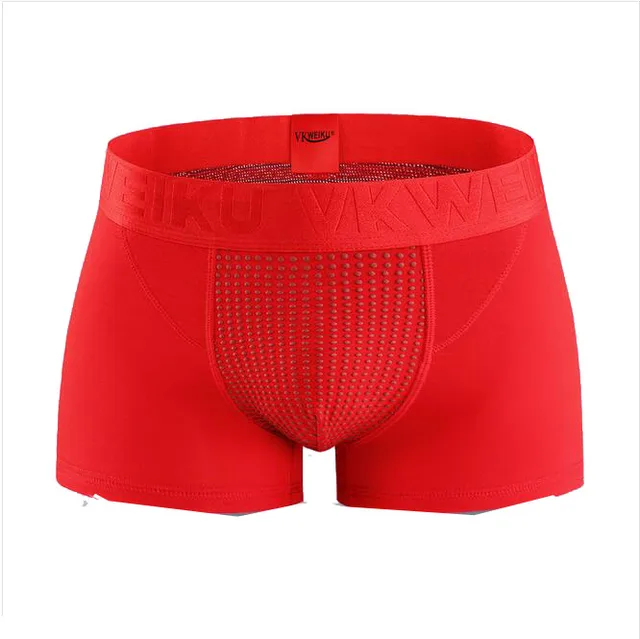 Hot Men's Tourmaline Underwear Men Health Boxer Shorts Cotton