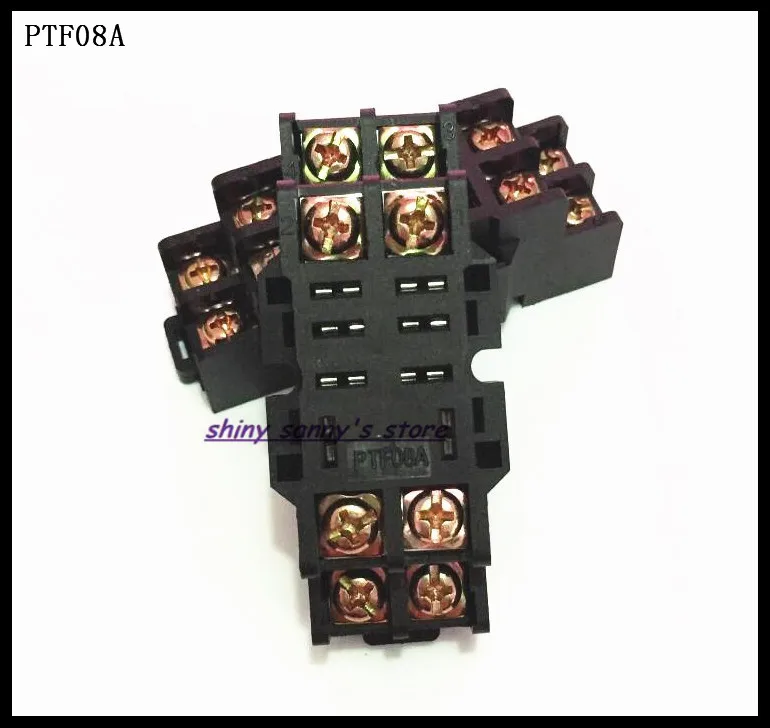 High Quality PTF08A 8 Pin Mini Relay Socket Base For LY2NJ, HH62P, JQX ...