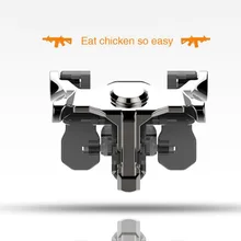 1Pair PUBG Mobile Game Pad Metal Gamepad For Pubg Controller L1R1 Shooter Fire Trigger For Joy Stick Pubg Gaming Accessories