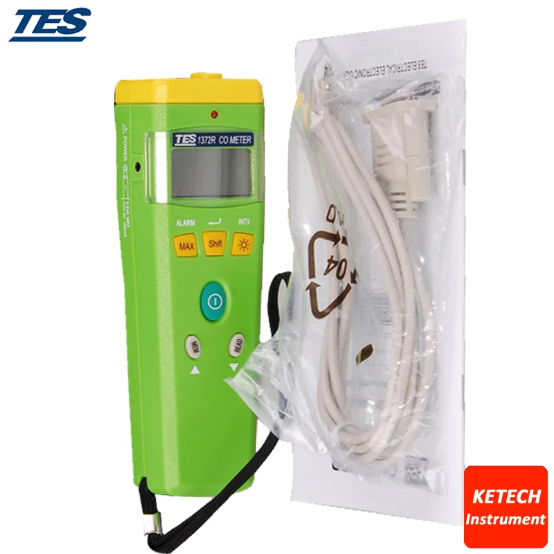 Портативный анализатор углекислого газа TES1372R RS232|carbon monoxide meter|carbon analyzerco meter |