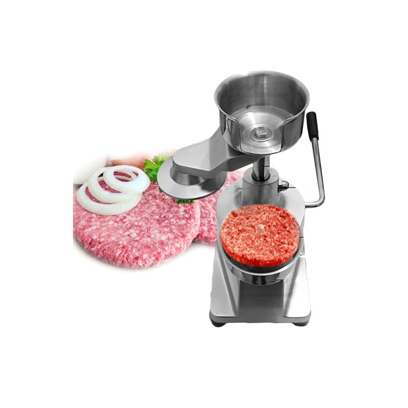 ITOP Manual Hamburger Press Burger Forming Machine Aluminum Round Meat Shaping Machine Meat Patty Makers With 500Pcs Oil Paper