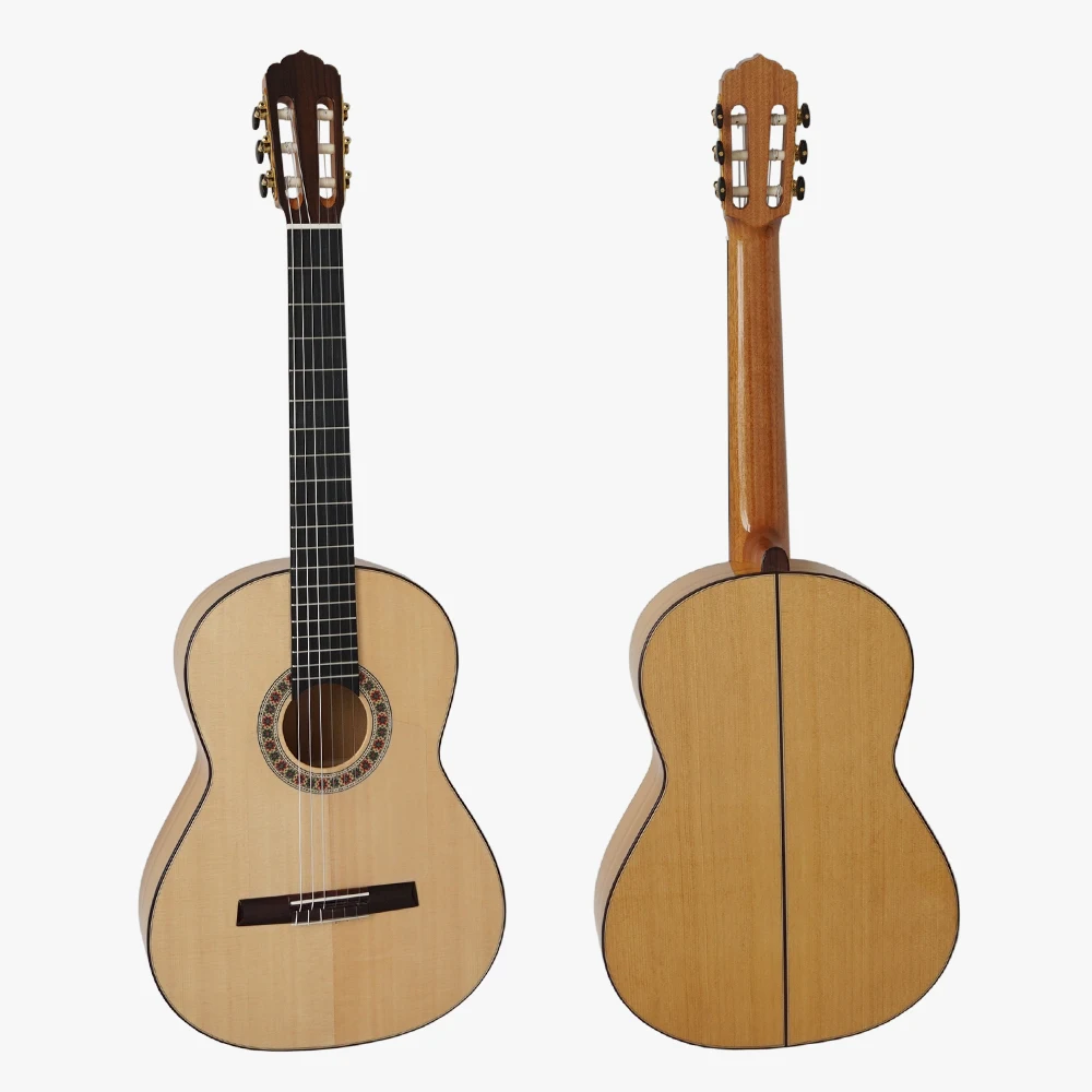 Aiersi бренд все твердые испанский кипарис фламенко Гитара s ручной работы винтажная Классическая гитара SC095F