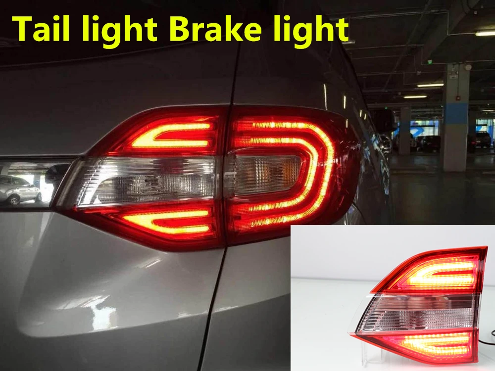 LED Tail light for Ford Everest Endeavour Rear Bumper Light  2015 2016 2017 2018 Rear Fog Lamp DRL Brake light 