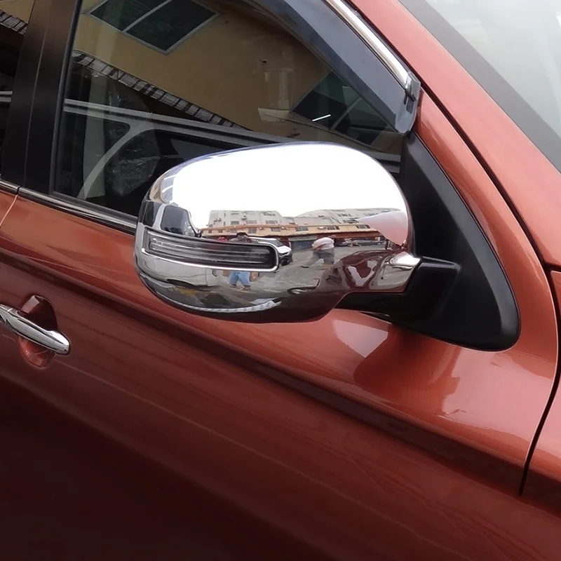 Для Mitsubishi Outlander 2013 зеркальная крышка боковые зеркала специальный изменение ABS Пластик отделка