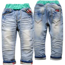 4020 джинсы для малышей джинсы унисекс для маленьких девочек Джинсы для маленьких мальчиков мягкие джинсовые штаны детские брюки модные мягкие джинсы для детей; сезон весна-осень