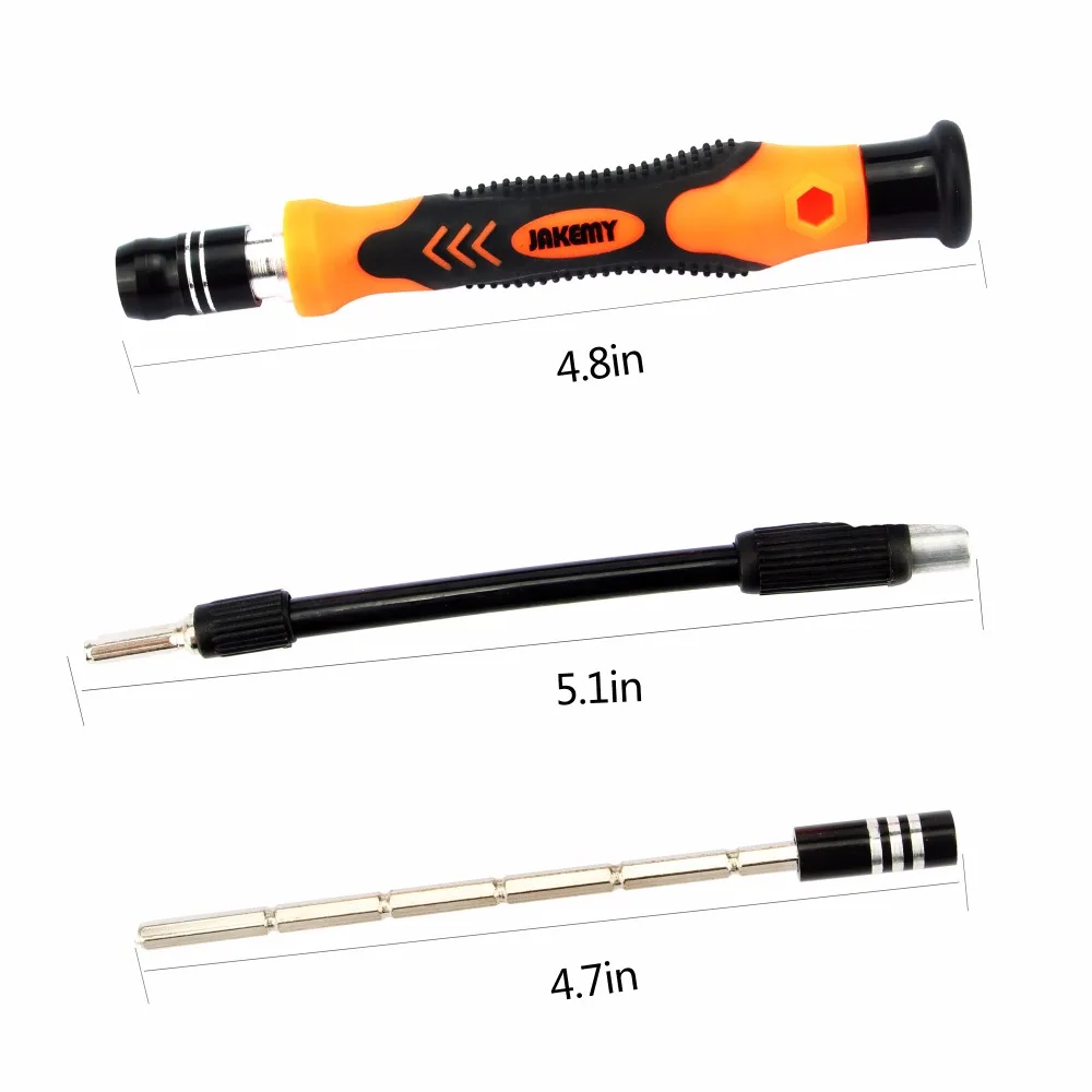 JAKEMY 45 in 1 Precision Screwdriver Set with Torx Bits Chrome Vanadium Steel Socket Home Repair Mobile Phone Repair Hand Tools JAKEMY 45 in 1 Precision Screwdriver Set with Torx Bits Chrome Vanadium Steel Socket Home Repair Mobile Phone Repair Hand Tools