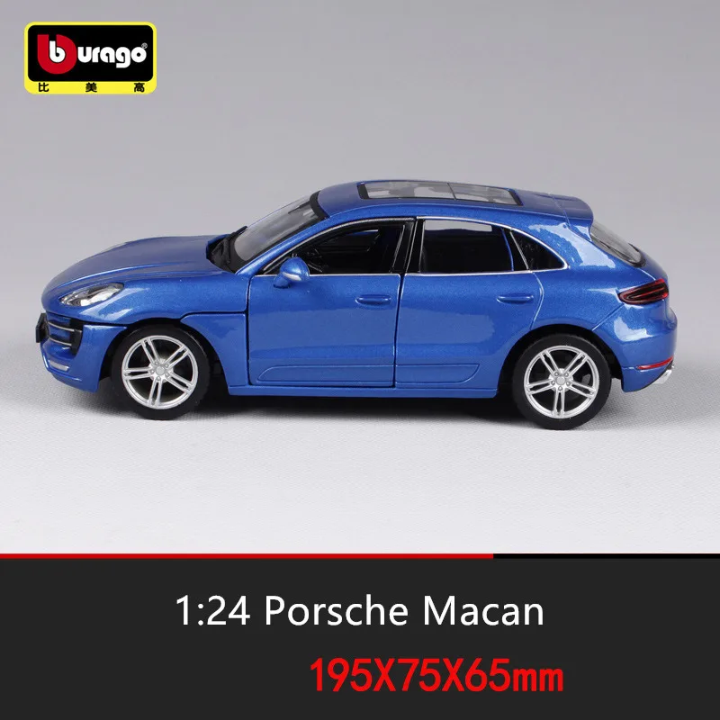 Bburago 1:24 Porsche Macan имитация сплава Модель автомобиля ремесла Коллекция украшения игрушки инструменты подарок