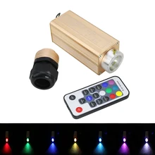 9W RGB LED Fiber Optic Engine Driver with 18key RF Remote Controller For All Kinds Fiber Optics