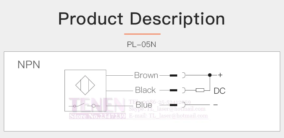 PL-05N 5 мм NPN индуктивный датчик приближения детектор из DC10-30V нормальное открытое Обнаружение PL-05N чувствительный датчик приближения s переключатель