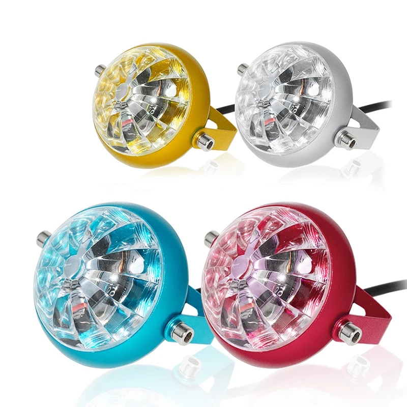 

Motorcycle headlights led moto 12v 10w auxiliary driving lights Motorbike Decoration colorful fog spot lamp headlamp accessories