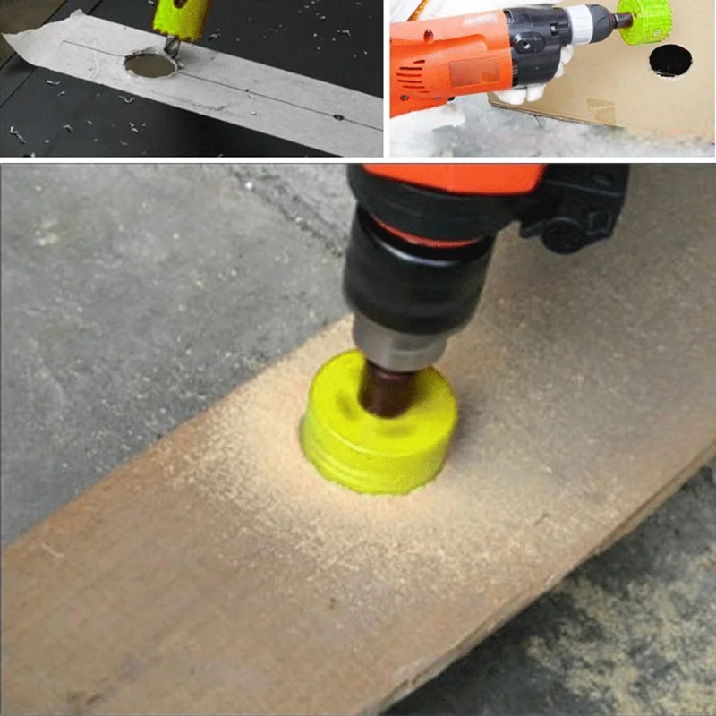 

Newly 13 Pcs Hole Saw Cutter Kit Bi-Metal Hole Saw Blades Drill Arbor for Metal Wood Holes Cutting XSD88