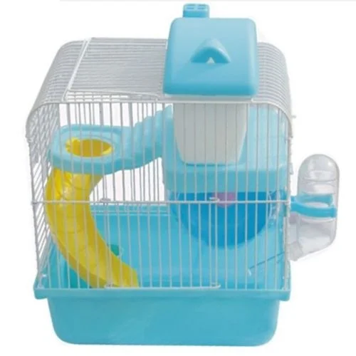 

Hot Hamster Gerbil Mouse Small Pet Cage 2 Storey Levels Floor Water Bottle Wheel