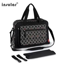 diaper bags black Dot pattern mommy handbag waterproof Large capacity maternity nursing bag baby care nappy bags stroller bags 2016 free shipping deluxe baby diaper bags fashion nappy bags large capacity mommy bags stroller bags