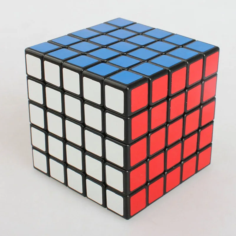 Головоломка Куб 5x5x5 Профессиональный Скорость куб игрушка с высоким качеством ПВХ Гладкая наклейки в форме Куба Cubo Magico