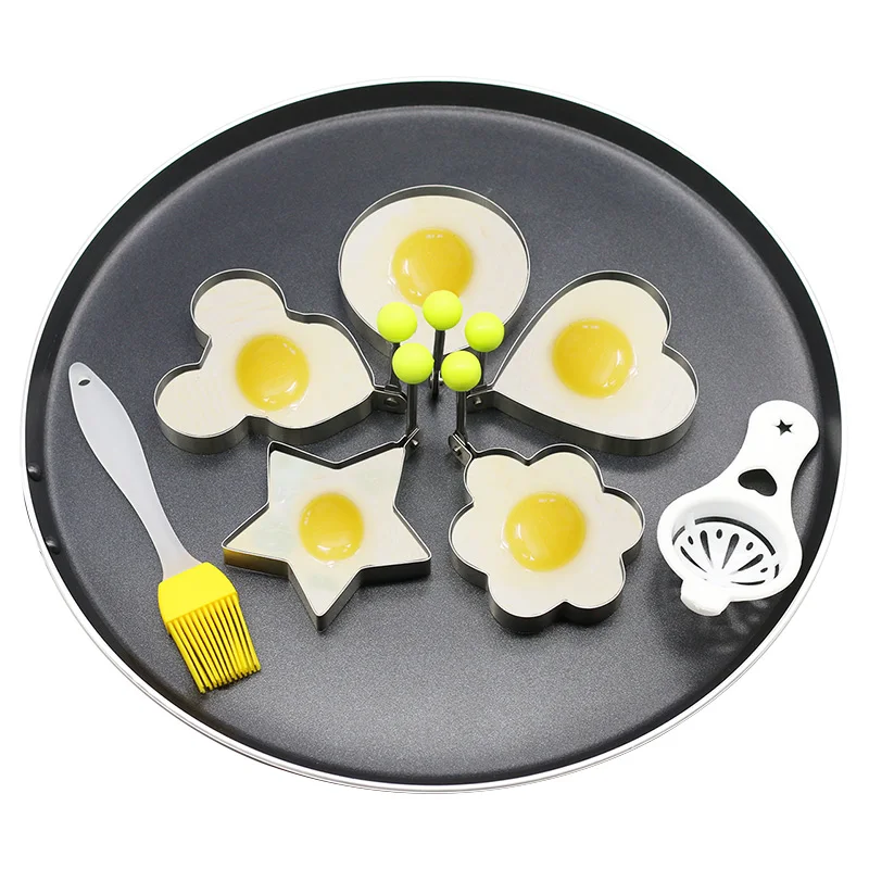 Thickening Stainless Steel Omelette Device DIY Food Fried Egg Mold