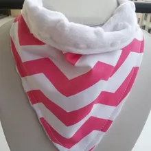 Детские нагрудники для младенцы дети мальчики девочки младенцы minky dot ткань одежда слюны полотенце шеврон minky нагрудник