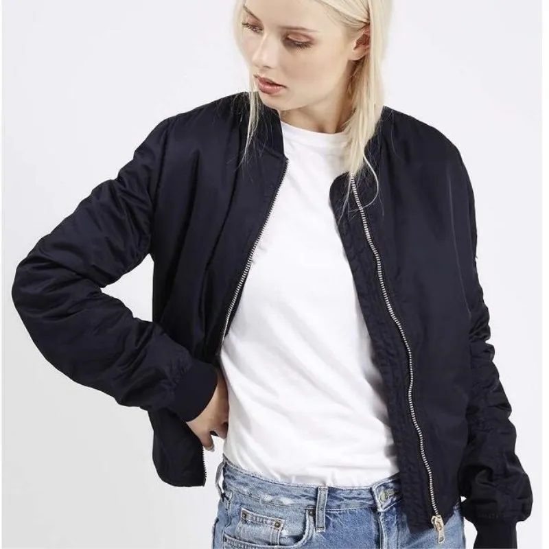 bomber jacket with polo shirt