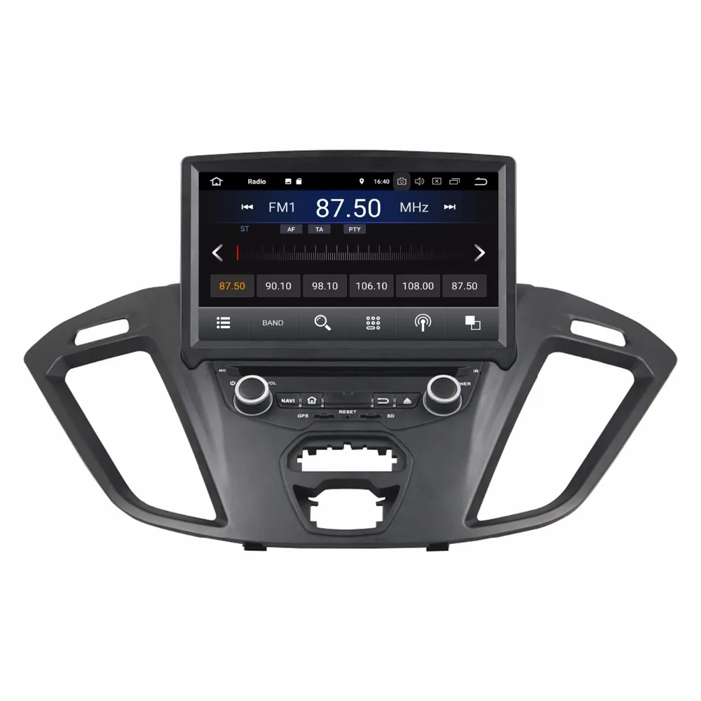 Clearance Android 8.1 Quad core 8" Car DVD Multimedia Player for Ford Transit Custom 2016 2GB RAM Radio GPS Bluetooth WIFI USB 16GB ROM 2