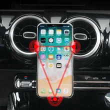 Держатель для мобильного телефона Mercedes Benz A Class W177, автомобильный держатель с креплением на вентиляционное отверстие, без магнитного держателя для мобильного телефона, подставка для сотового телефона