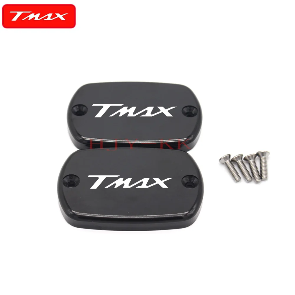 

Available Motorcycle CNC Aluminum Brake Fluid Fuel Reservoir Tank Cap Cover For YAMAHA TMAX 500 TMax 530 TMAX530
