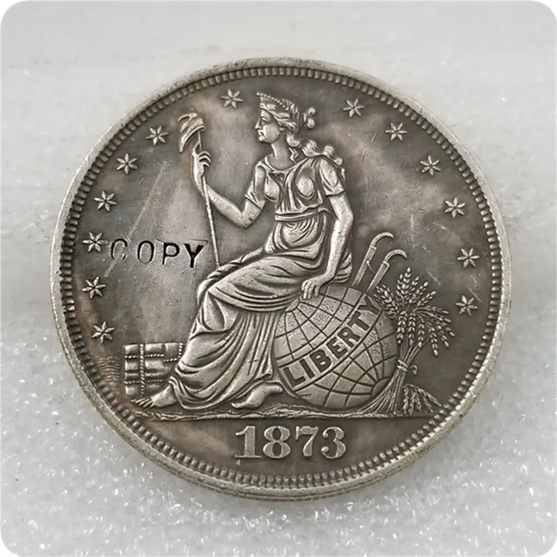 Тип#2: США 1873 T$1 торговля Dolla копия