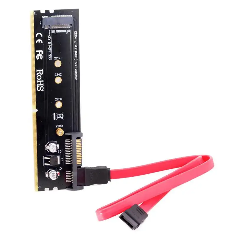 M.2 Ngff B/M Key Sata Ssd к 22pin адаптер для жесткого диска Pcba с поддержкой разъема Ddr4