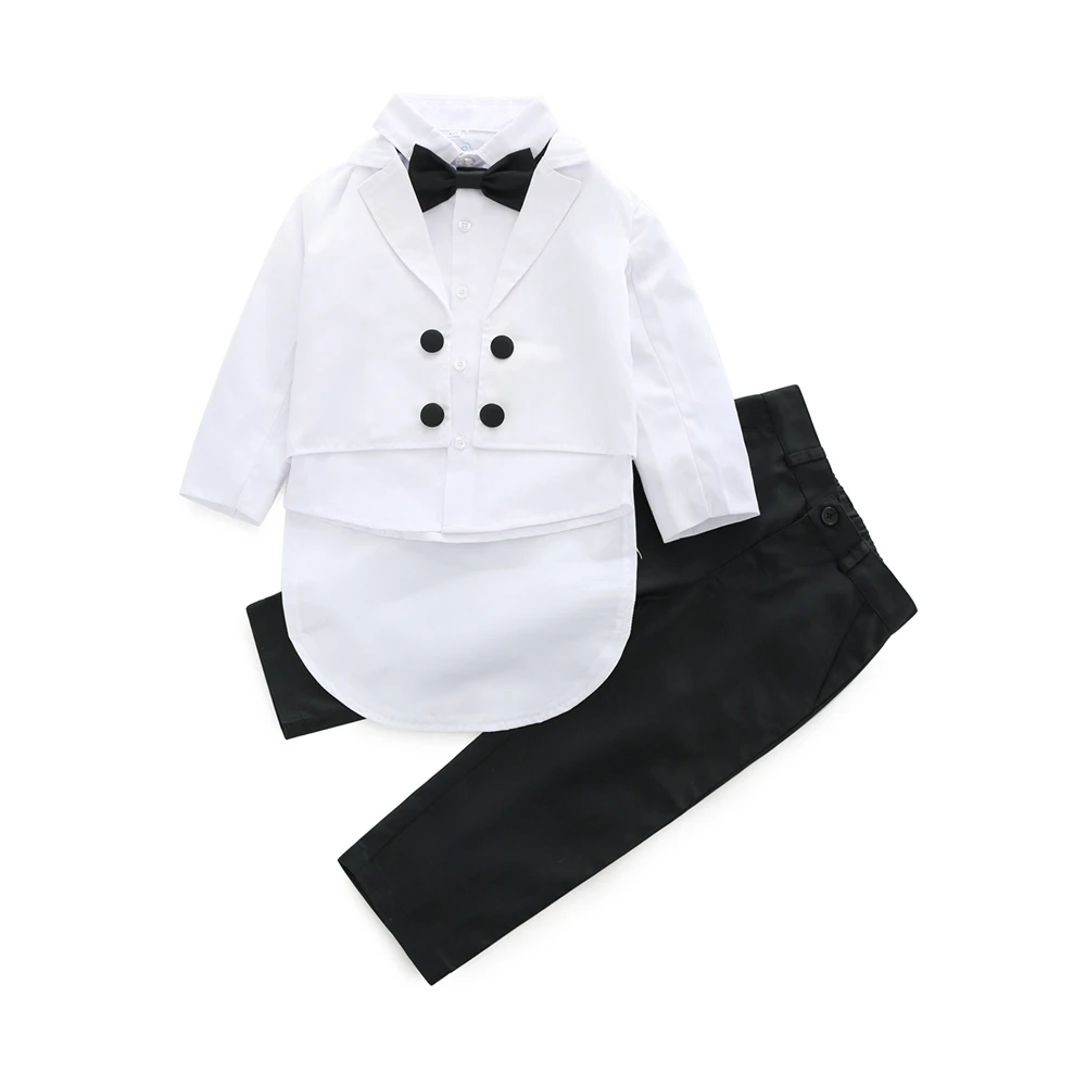 2018 Spring Summer Toddler Baby Boy Formal Clothing Sets Gentlemen Boys Clothes 3PCS Suit