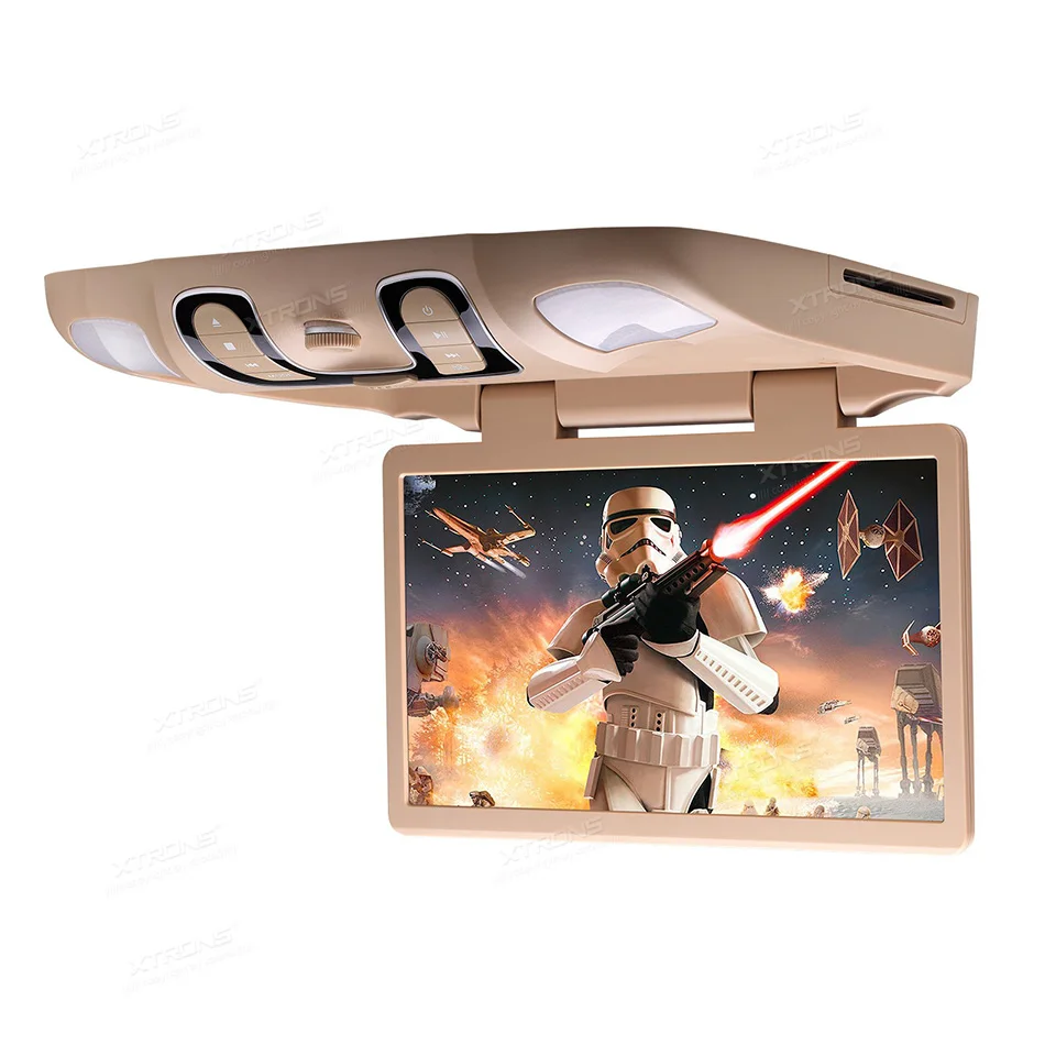 15.6" Car Ceiling DVD Player Auto Roof Monitor Overhead 169 Wide