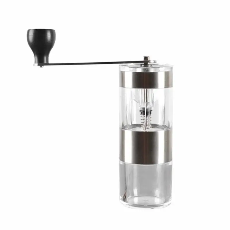 

Manual Coffee Bean Grinder Mill Kitchen Tool Removable Handheld Coffee Bean Pepper Grinder Burr Mini Crocus Mill Grinder