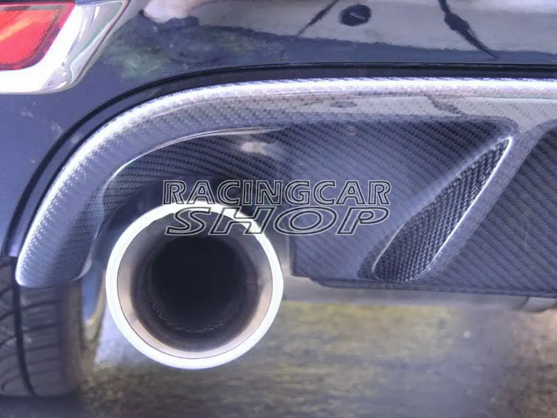 OEM Style Real CARBON FIBER REAR DIFFUSER FOR VW GOLF6 GOLF 6 VI MK6 GTI Bumper