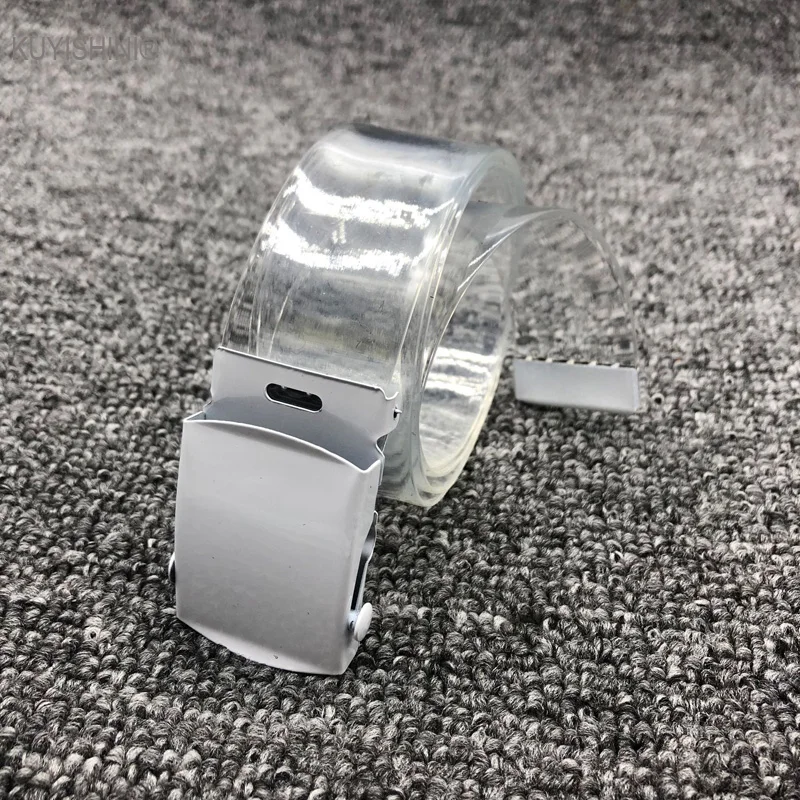 

Female Clear Plastic Auto Buckle Waist Belts Women Transparent Corset Belt Ladies Elastic Harness Cinture Femme Transparent Belt