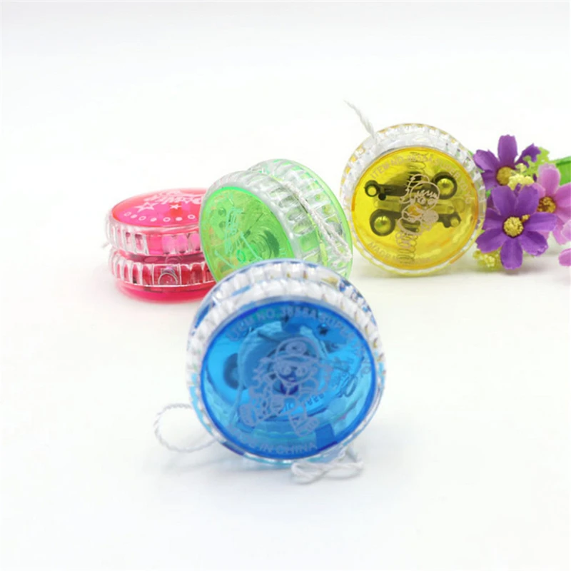 2019 New 1pc Magic Yoyo Ball Toys For Kids Colorful Plastic Easy to Carry yo-yo Toy Party Boy Classic Funny Luminous Gift | Игрушки и