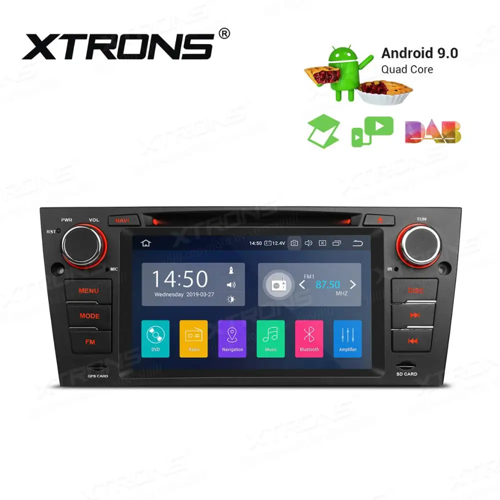 Cheap 7" Android 9.0 Pie OS Car DVD Multimedia GPS Radio for BMW E90 2005-2012 E91 2005-2012 E92 2006-2013 E93 2007-2013 M3 2007-2012 2
