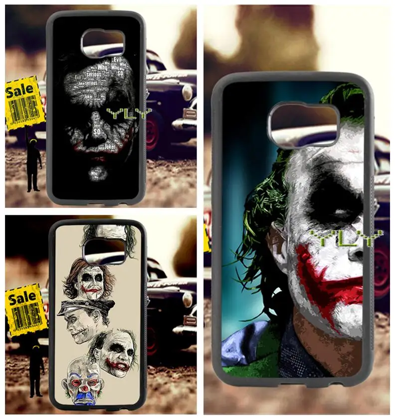 Чехлы для сотовых телефонов joker с мягкими краями из ТПУ samsung s6 edge plus s7 s8 s9 s10 lite e note8
