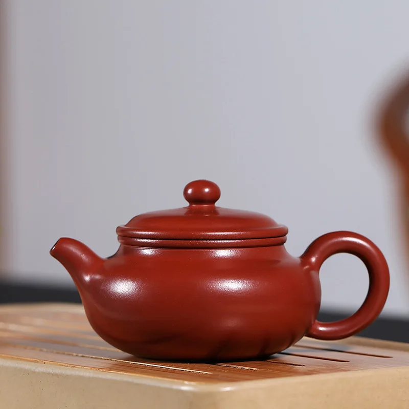 

Goods Manual Famous Raw Ore Bright Red Robe To Fake Something Antique Kettle Kungfu Online Teapot Tea Set Suit Wholesale