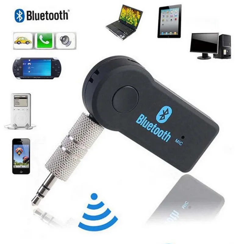 New 3.5mm AUX Bluetooth Wireless Receiver Speaker Stereo Audio Music