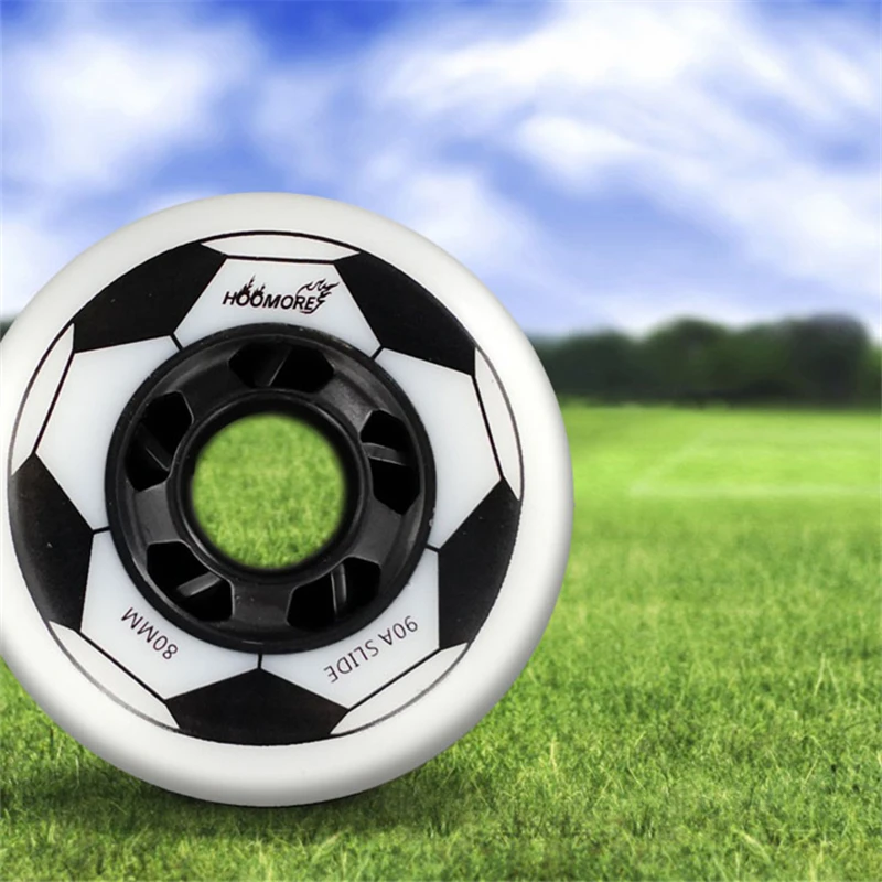 حار بيع! 90A الأبيض اليشم اللون عجلات الأسطوانة حذاء تزلج بعجلات الأحذية 80 مللي متر 76 مللي متر 72 مللي متر مع ABEC التزلج تحمل ل سباق التعرج FSK