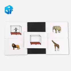 Карточки с животными детская игрушка карты фокусов реквизит