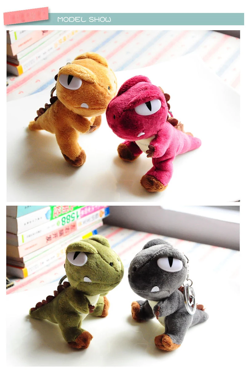 10 Cm 4 Gaya Super Lucu Dinosaurus Mainan Mewah Kawaii Tas Ransel