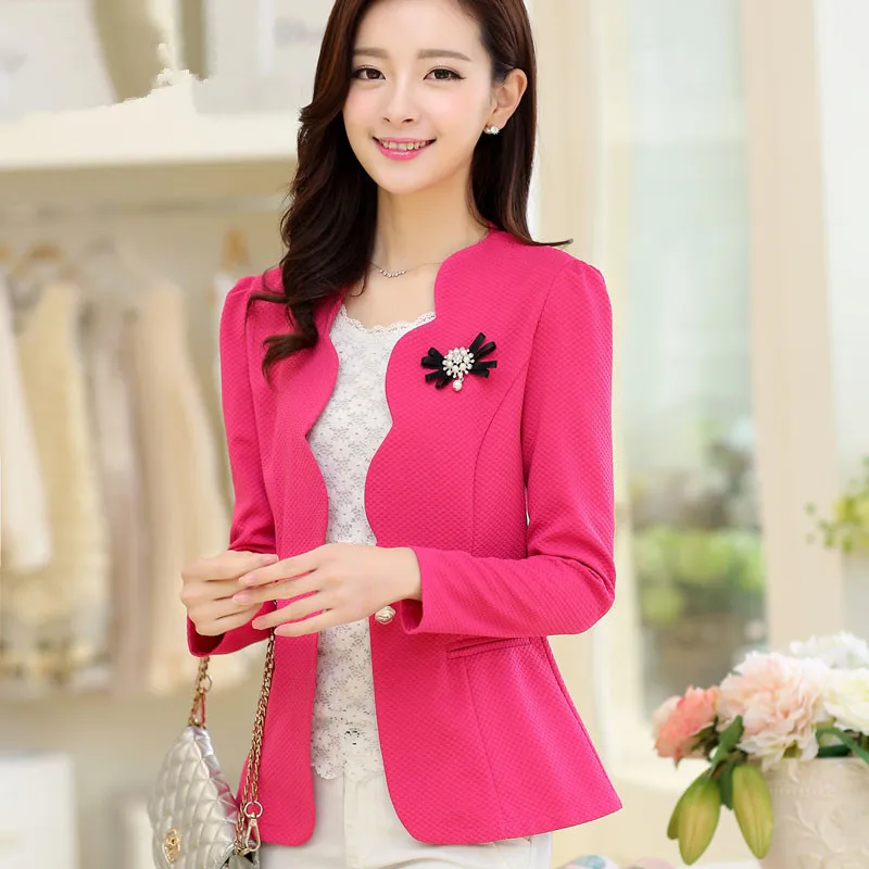 2019 Spring Autumn Womens Formal Elegant Jackets Coats