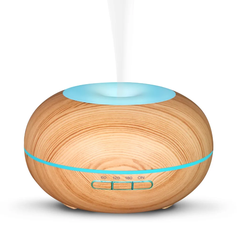 

300ml Air Humidifier Ultrasonic Aroma Essential Oil Diffuser With 7 Colors LED Lamp Electric Aromatherapy Difusor De Aroma